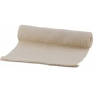 RueDeLaFete Chemin de table coton gaufré 3m Beige pas cher
