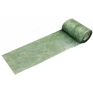 RueDeLaFete Ruban Brillance Deluxe 10cm x 10m, Vert forêt pas cher