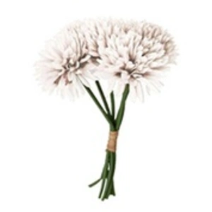 CHAKS BOUQUET 6 DAHLIAS ARTIFICIEL 26CM BLANC pas cher
