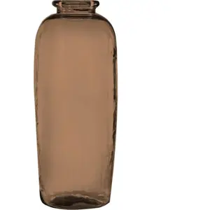Grand vase en verre Elisa 71 cm Brun Havane - CHAKS - Chocolat - Marron - Verre pas cher