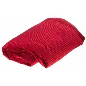 Comparateur de prix : Nappe Velours Cotelé pliée 140 x 240 cm, Bordeaux