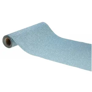 RueDeLaFete Chemin De Table Paillettes Premium 30cmx5m Glacier pas cher