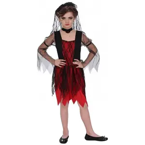RueDeLaFete Déguisement Vampiresse Lilith Girl 116cm, 4-6 ans pas cher