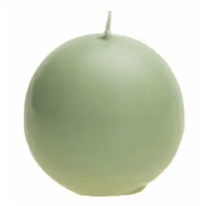 RueDeLaFete Bougie Boule 6cm diam, vert Sauge pas cher