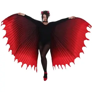 Ailes Démone Luxe - CHAKS - Femme - Rouge - Accessoire Halloween pas cher