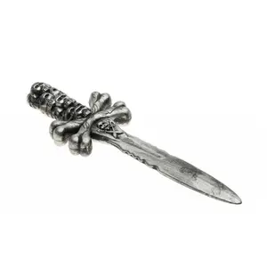 Non communiqué Accessoire de déguisement - dague viking tête de mort 11x34cm argenté - chaks 12070