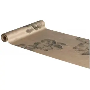 Comparateur de prix : Chemin de table Velours Fleurs, Moka