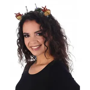 Comparateur de prix : Serre-tête Cornes de cerf, Brun/Vert