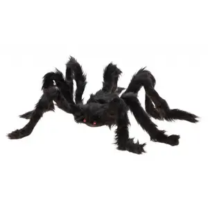 Comparateur de prix : Grande Araignée velue noire 50cm