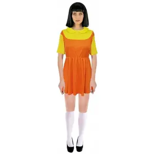 Non communiqué déguisement robe poupée géante the game femme - s - orange - chaks c4598164