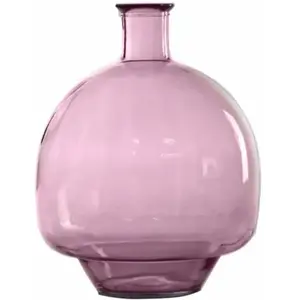 Vase en verre - CHAKS - Léa - 43 cm - Rose tender - Élégance chic pas cher