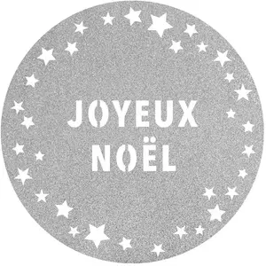 RueDeLaFete Lot 6 Sets de table Paillettes Premium 34cm JOYEUX NOËL Et...