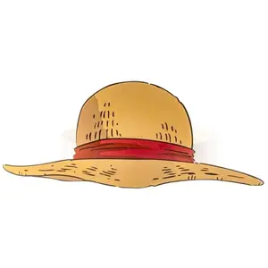 Comparateur de prix : Coiffes en carton One Piece - Chapeau de paille de Luffy pour enfant