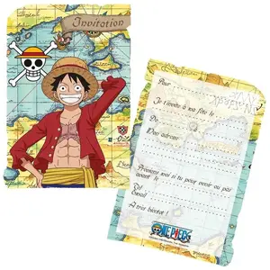 Chaks 8 CARTONS D'INVITATION ENVELOPPES ONE PIECE  Bleu, Turquoise, Ciel, Marine pas cher