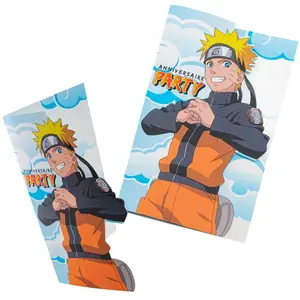 Comparateur de prix : Chaks 8 CARTONS D'INVITATION NARUTO SHIPPUDEN 16X10CM