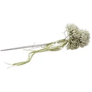 Chaks 12611-120, Bouquet de 3 Scabieuses avec rubans, Vert Sauge pas cher