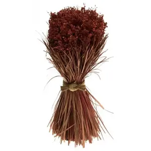 RueDeLaFete Bouquet de table Automnal 30cm, Bordeaux pas cher