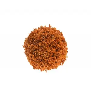 RueDeLaFete Boule déco Automnale 10cm, Orange pas cher