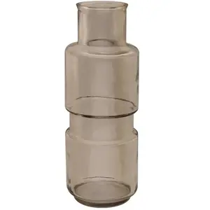 Vase - CHAKS - Alba - 5,1L - Verre - Moka - Ø 15 x 45 cm pas cher