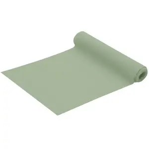 CHAKS 1 Chemin de table touche de vent vert Menthe/Sauge 28cm x 5m style côté effiloché REF/12746 pas cher