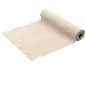 RueDeLaFete Chemin de table Velours Cotelé 3m, Beige pas cher