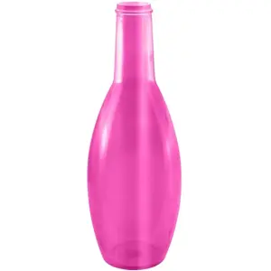 Grand Vase Mila 4L en verre - CHAKS - Fuchsia - Contemporain - Design pas cher