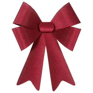 RueDeLaFete Noeud Maxi 66cm Velours Cotelé Bordeaux pas cher