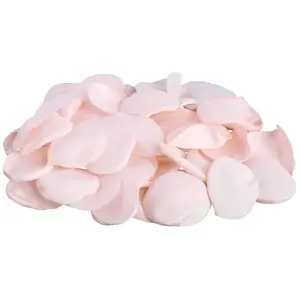 RueDeLaFete Sachet de 50 Pétales de rose satin luxe, Rose pastel pas cher