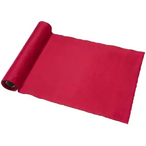 Comparateur de prix : Chemin de table Velours Rouge Valentin 3m