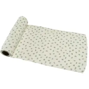 Comparateur de prix : Chemin de table en coton gaufré 3m Myosotis