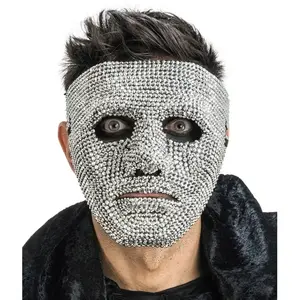 Comparateur de prix : Masque No ID avec Strass argentés