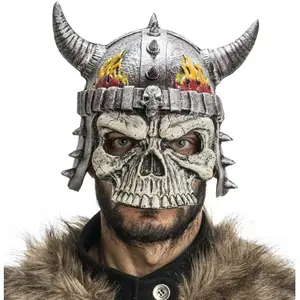 Comparateur de prix : Casque viking tête de mort en mousse de latex