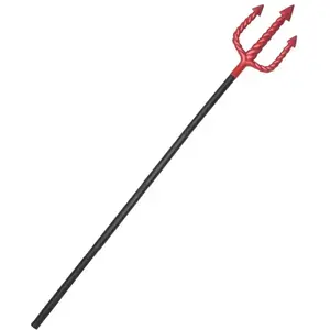 Non communiqué Accessoire de déguisement - trident diable plastique démontable 140cm - générique 13772 pas cher