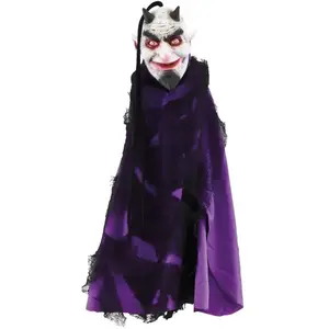 RueDeLaFete Vampire violet en latex 40cm à suspendre pas cher