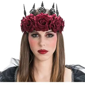 Comparateur de prix : Couronne 5 Roses bordeaux