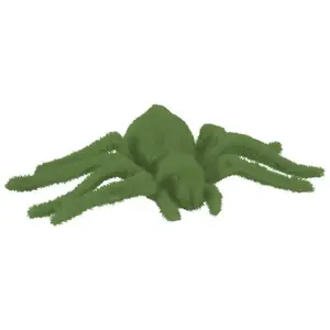Non communiqué araignée décorative effet mousse 22x13x4cm vert - générique 13781 pas cher