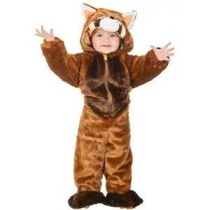 Comparateur de prix : Déguisement peluche bébé PANDA ROUX, 6-12 mois