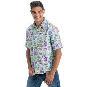 Chemise Année 90 Bleu - Homme