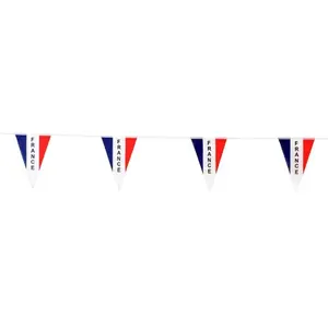 Comparateur de prix : Chaks 13425, Guirlande 20 Fanions FRANCE Bleu Blanc Rouge 10m