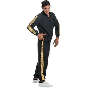 Comparateur de prix : Chaks Survêtement Rappeur banlieue Noir/OR taille XL