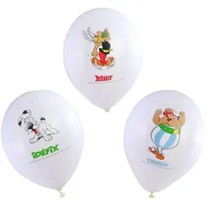 Chaks 12823-AX, Lot de 6 Ballons latex Ø 27cm Astérix ® pas cher