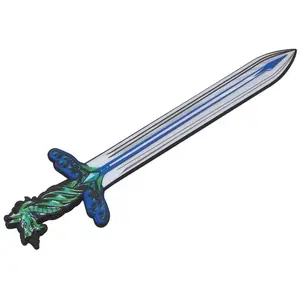 CHAKS Grande Epée dragon bleu en mousse 50 cm C-13456 pas cher