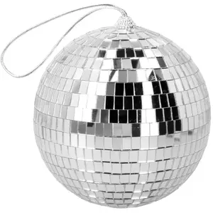 RueDeLaFete PETITE Boule à facettes 15cm à suspendre, Argent pas cher