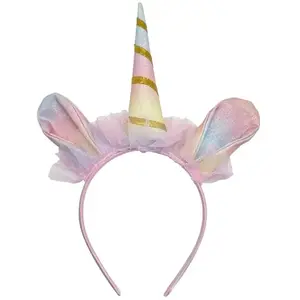 Serre-tête Licorne pastel