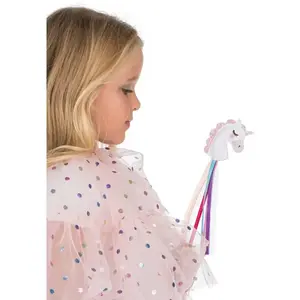 Non communiqué baguette fée licorne magique 7x35cm multicolore - générique 13478