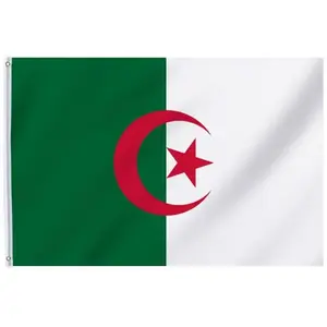 RueDeLaFete Drapeau Algérie 90 x 150 cm pas cher
