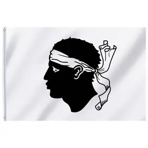 RueDeLaFete Drapeau Corse 90 x 150 cm pas cher