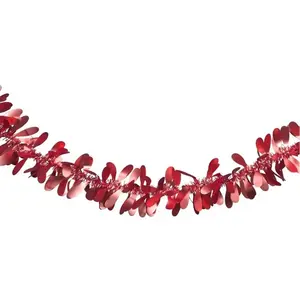 RueDeLaFete Guirlande Libellule 270cm en plastique, Rouge mat pas cher