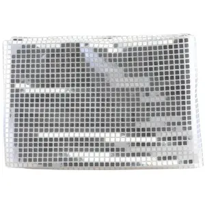 RueDeLaFete NAPPE effet boule à facettes 139x240cm, Argent pas cher