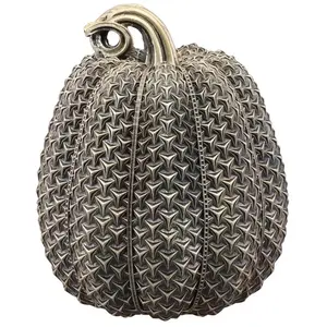 Comparateur de prix : CITROUILLE TEXTURÉE DÉCO RÉSINE 16.5X20.5CM BRONZE